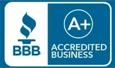 BBB Accredited Business A+ Rating Logo