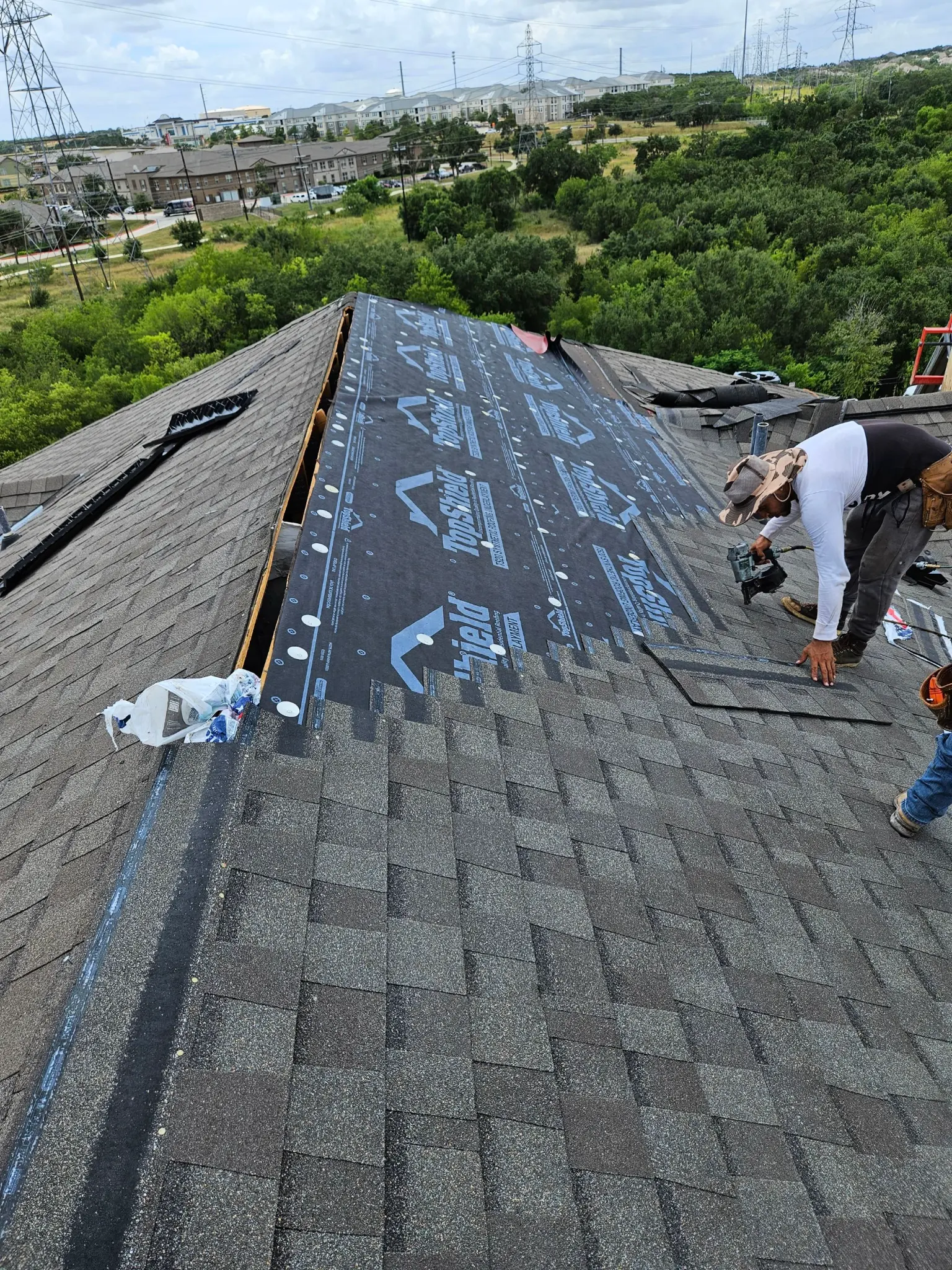 Roofing services - professional property restoration by Dri-Tex in Montgomery County, Texas