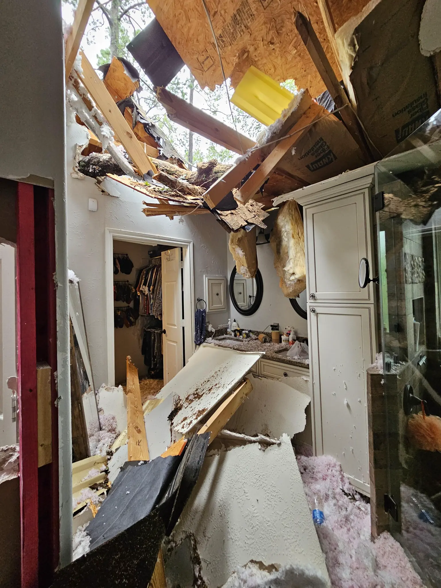 Storm Damage services - professional property restoration by Dri-Tex in Montgomery County, Texas